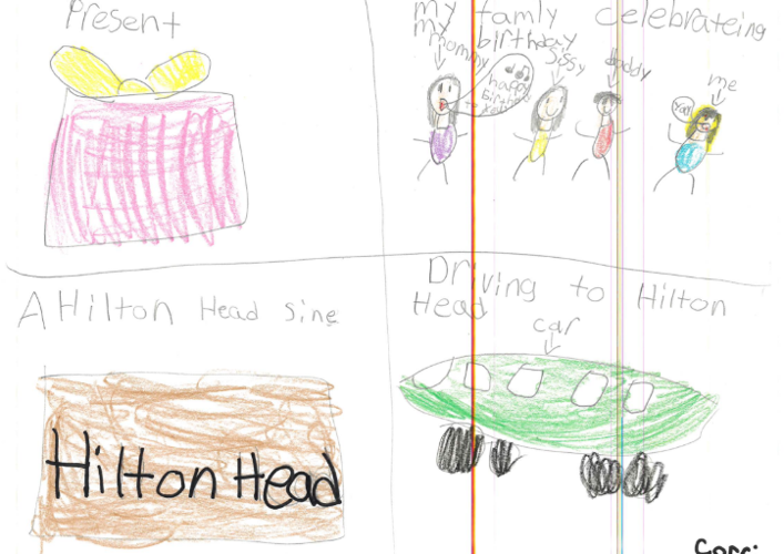 Corrigan Wright, grade 2, Parkside