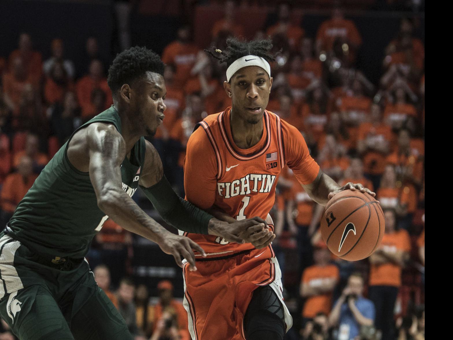 Michigan State Slips Past Illini In Wild Final Minute Illini