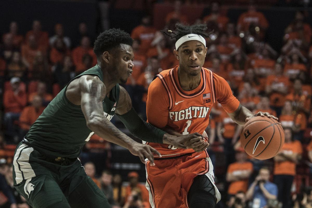 Michigan State Slips Past Illini In Wild Final Minute Illini