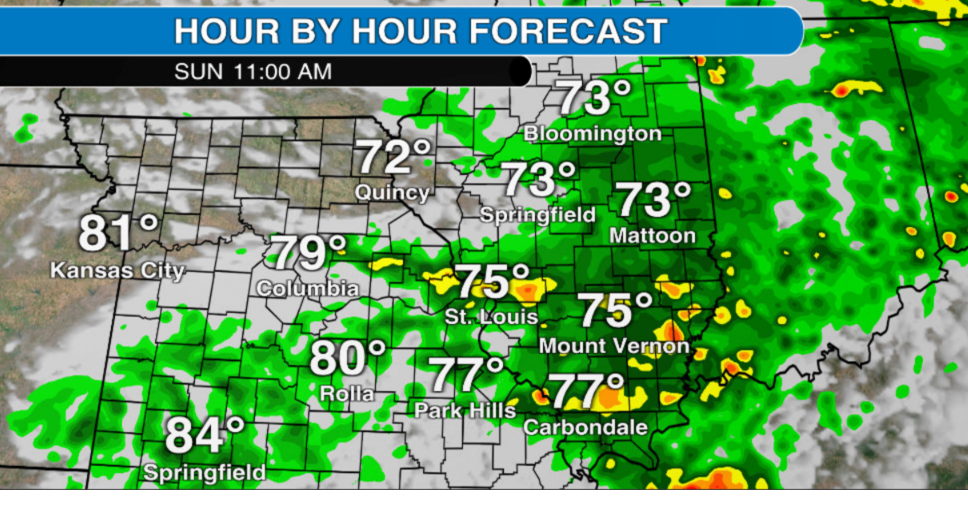 Rain likely across Illinois Sunday, chance of severe storms and