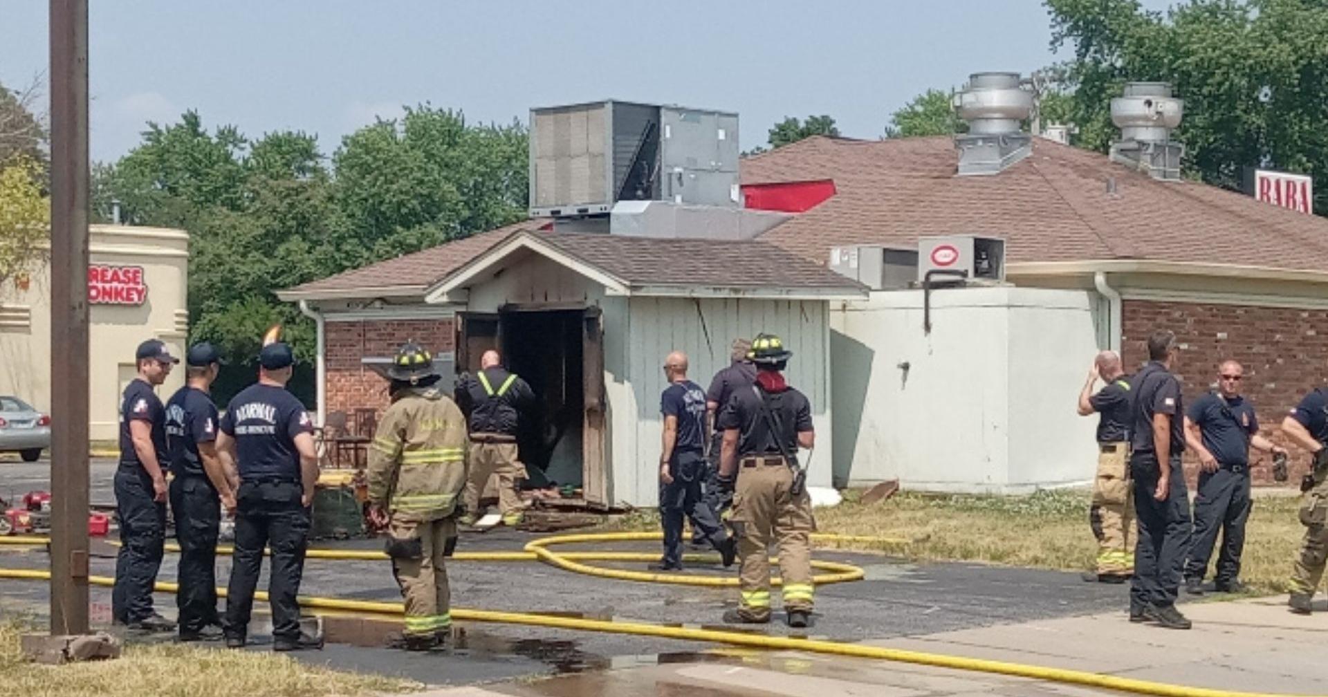Normal Fire responds to shed fire at Baba Restaurant - Vimarsana News