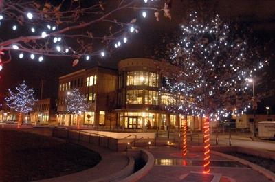 Nptown roundabout lights