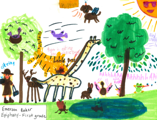 Emerson Baker, grade 1, Epiphany