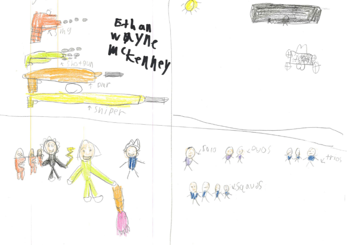 Ethan Wayne McKenney, grade 2, Parkside