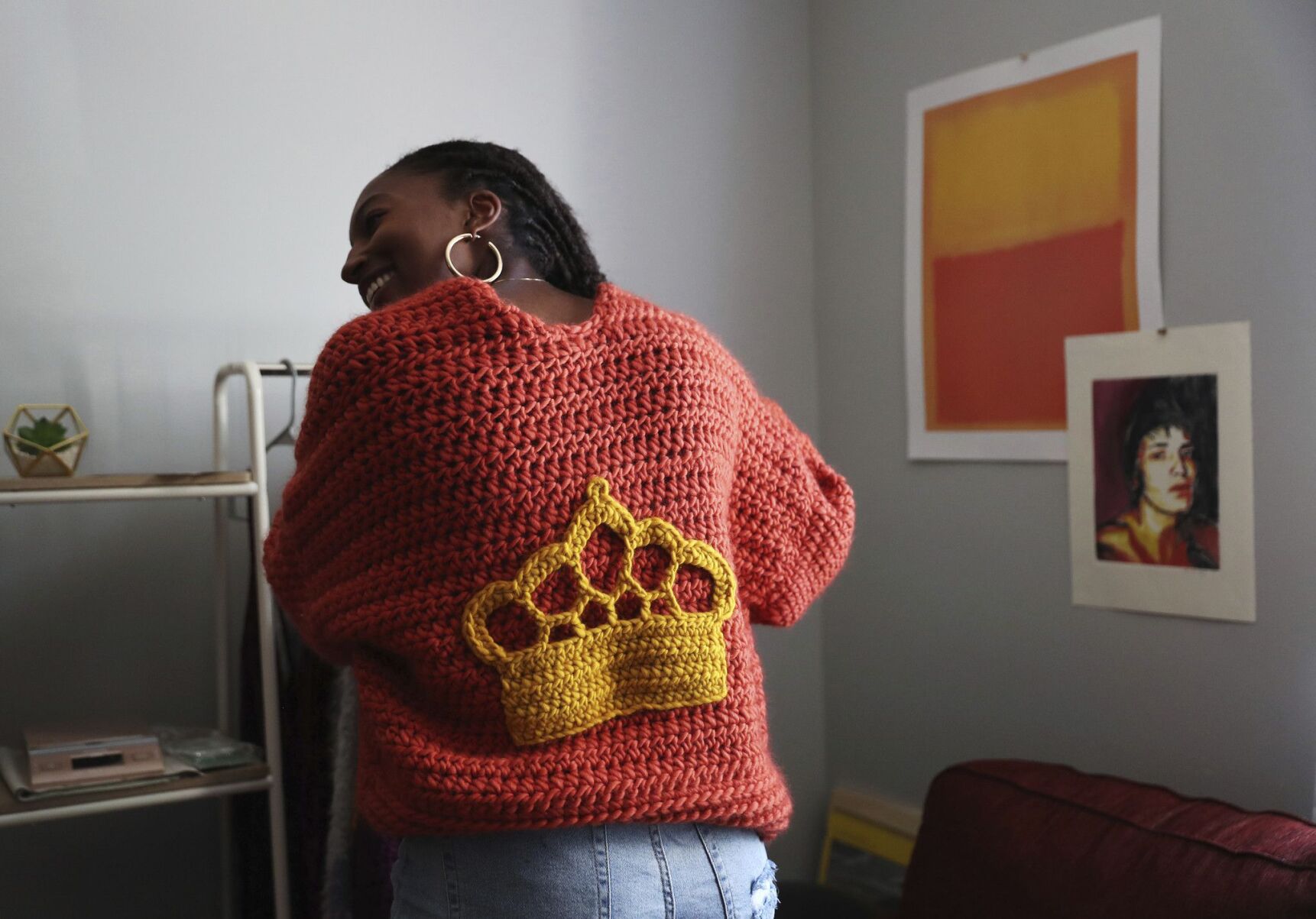 Chicago student turned crocheting pastime into a fashion to uplift