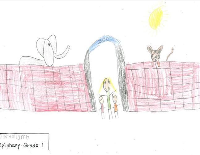 Elise Holcomb, grade 1, Epiphany