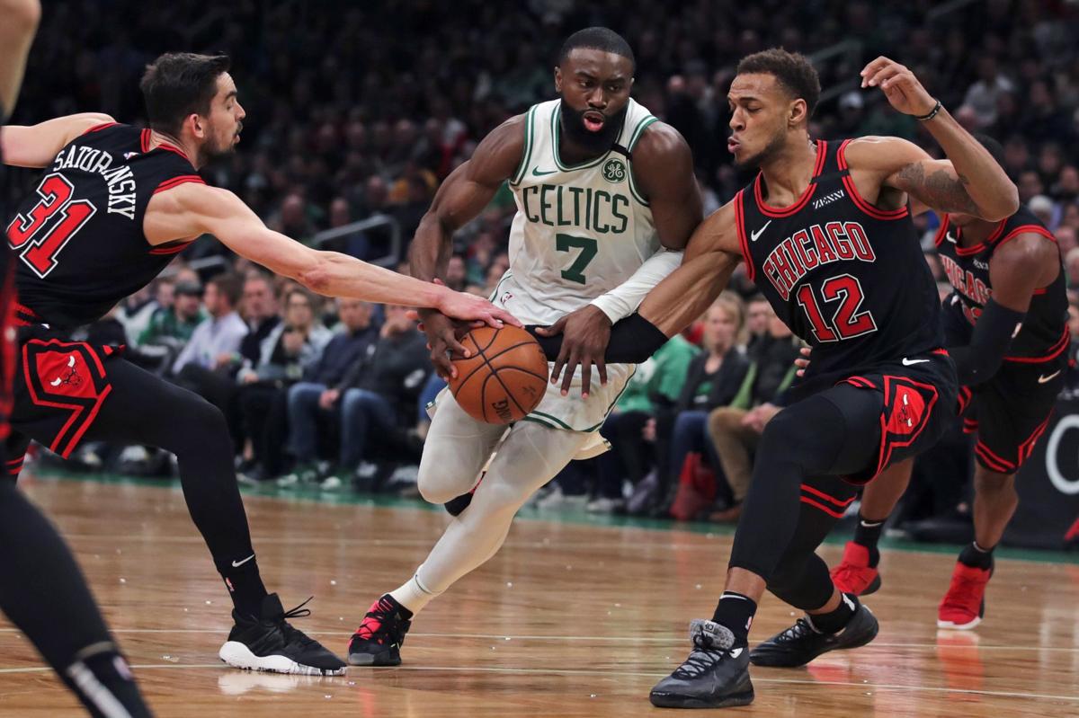 Tatum and Brown lead Celtics to win over Bulls ...