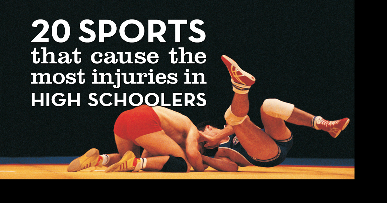 20 sports that cause the most injuries in high schoolers