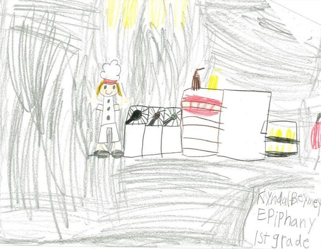 Kyndal Beymer, grade 1, Epiphany