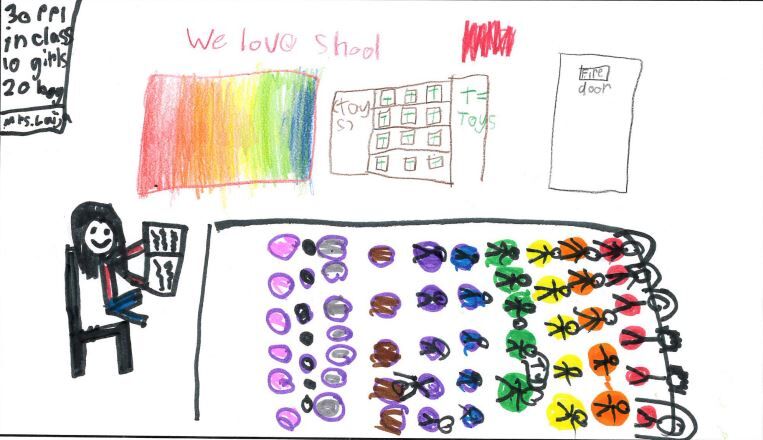 Laija Hawbam, grade 1, Grove