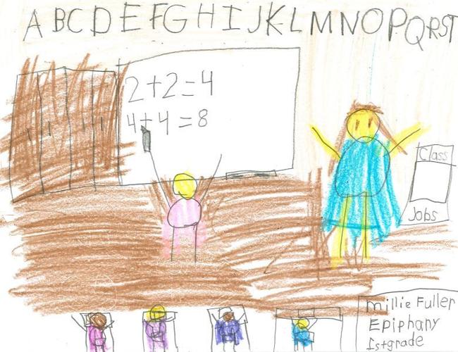 Millie Fuller, grade 1, Epiphany