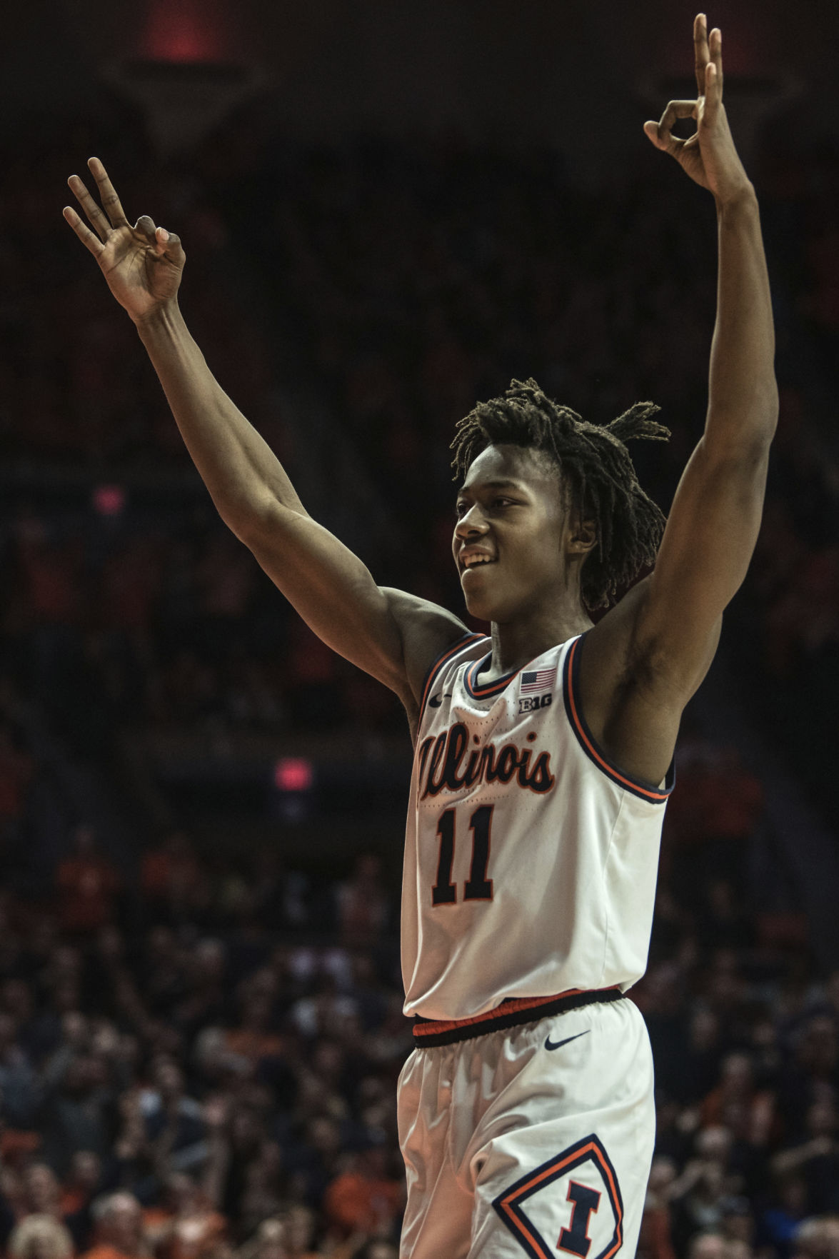 Illinois loses basketball game top scorer Ayo Dosunmu in matter of seconds   Sporting News Canada