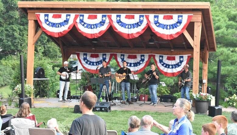 Sharper Iron put on a great concert here at the home with around 350 total attendees.