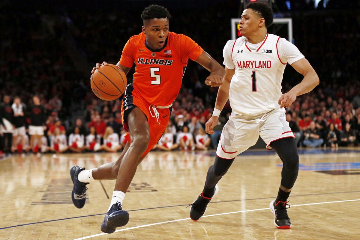 Dosunmu Illinois Stun No 13 Maryland Men S College Basketball