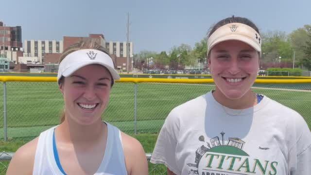 Watch now: IWU softball players Kuhn, Palczynski discuss season