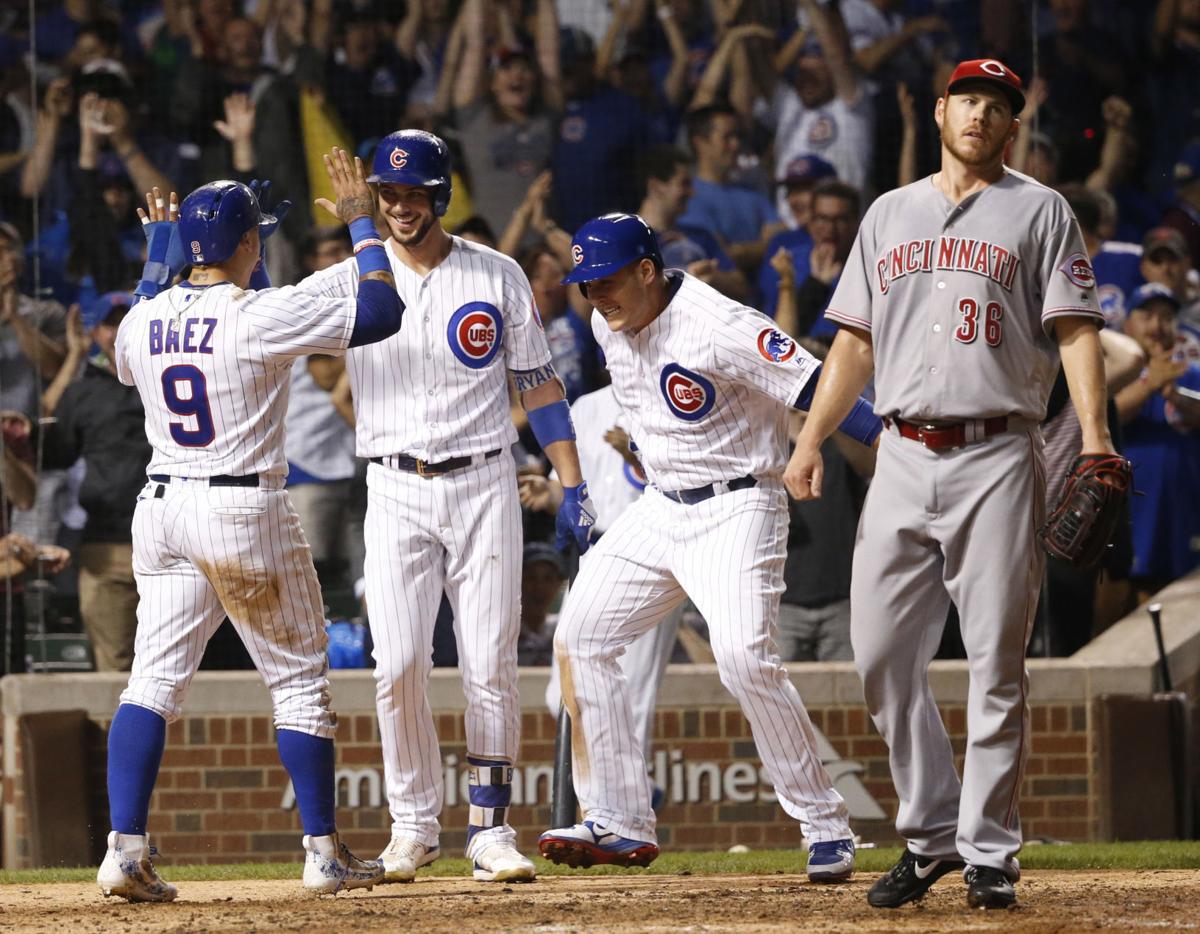 Rizzo Slams Cubs Top Reds On Wild Pitch In 9th Chicago Cubs Pantagraph Com
