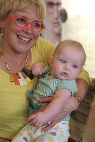 Julie Kubsch with grandson Theo