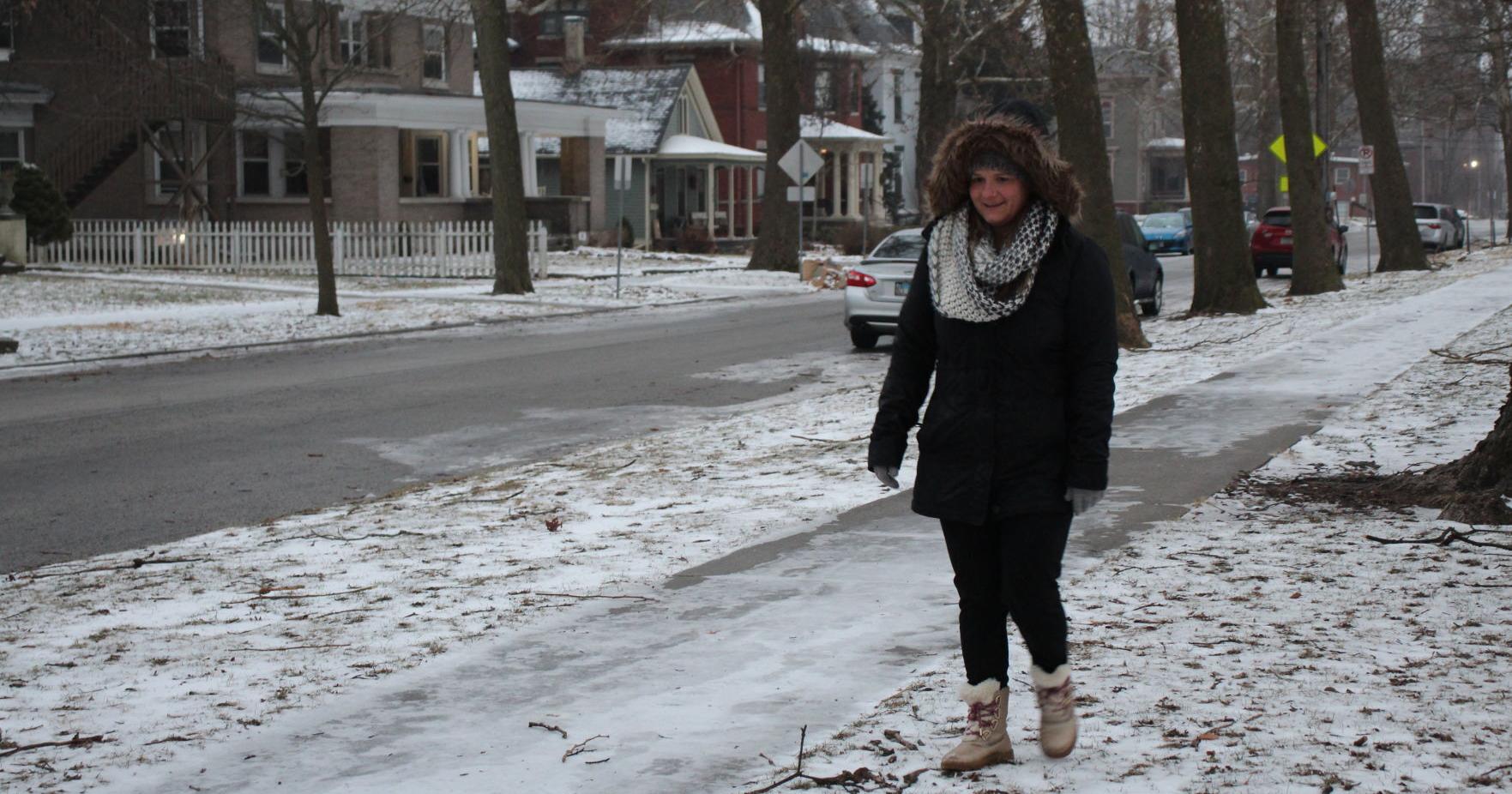 Watch now: Frigid weather to continue into early next week in Bloomington