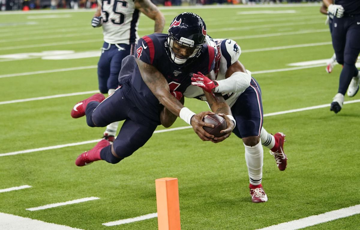 Watson throws 3 TDs, catches another as Texans top Patriots | Pro Football | pantagraph.com