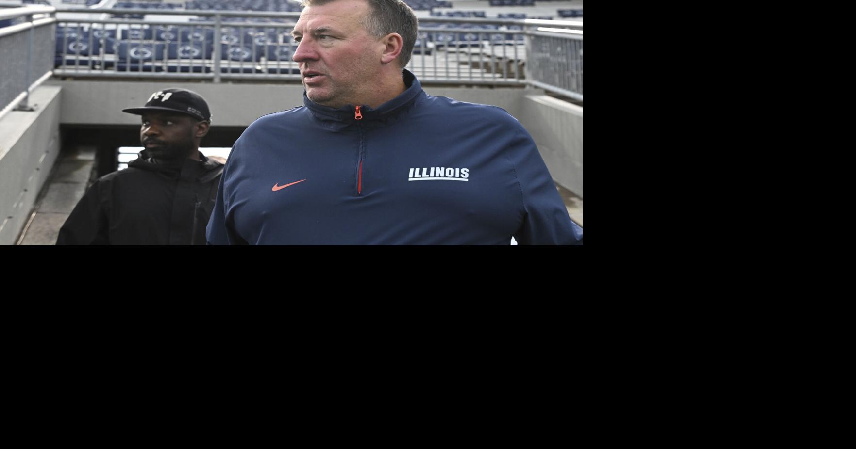 Illinois football coach Bret Bielema doesn't shy away from speaking up