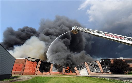 Tire plant fire ruled accidental | State and Regional | pantagraph.com