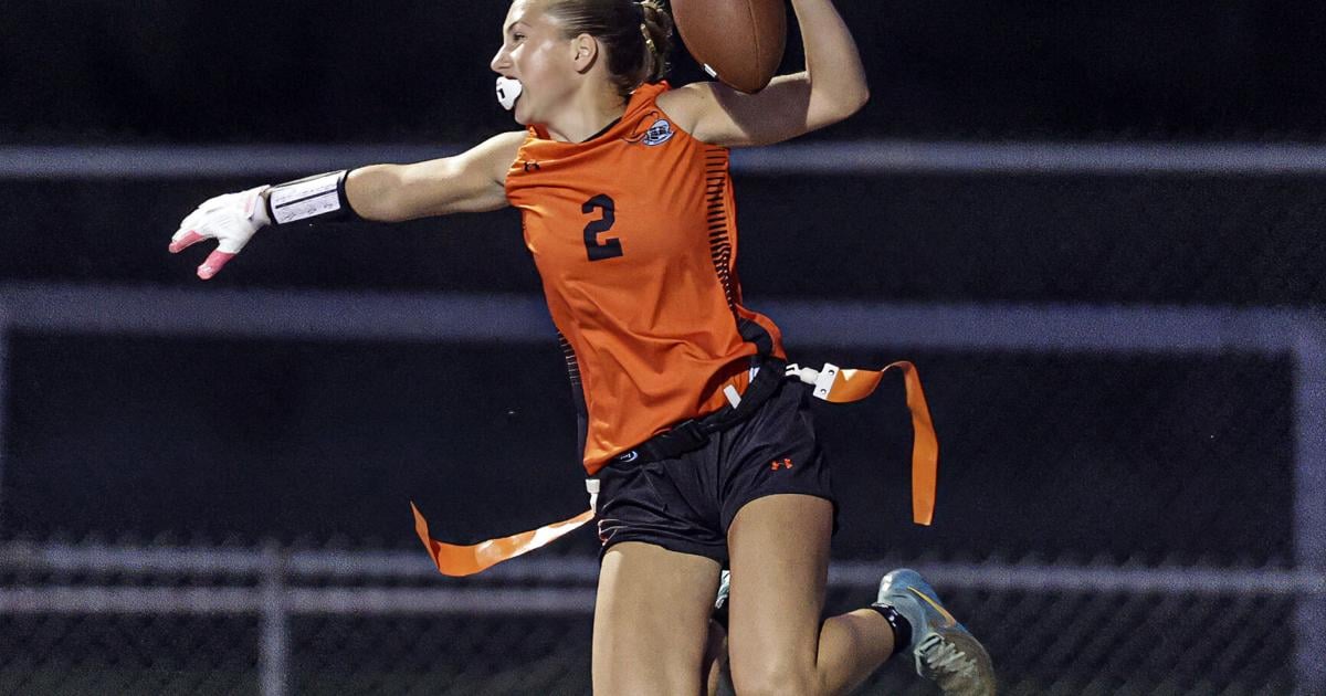 Photos: Normal Community tops Normal West 40-15 in flag football clash at Tucci Stadium