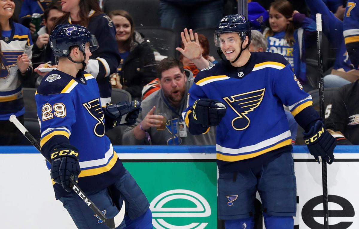 Ducks Blues Hockey
