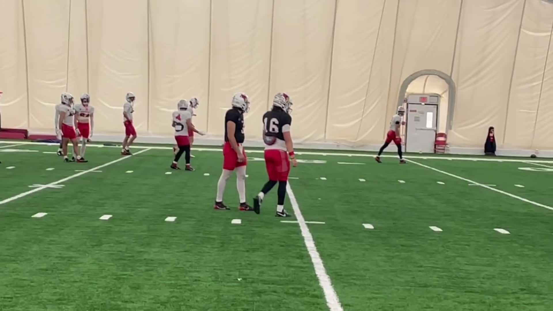 Tommy Rittenhouse at practice