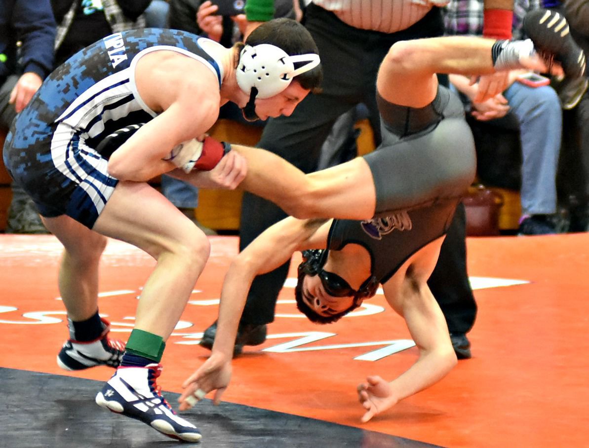 Olympia wrestlers repeat by half a point | High School Wrestling ...