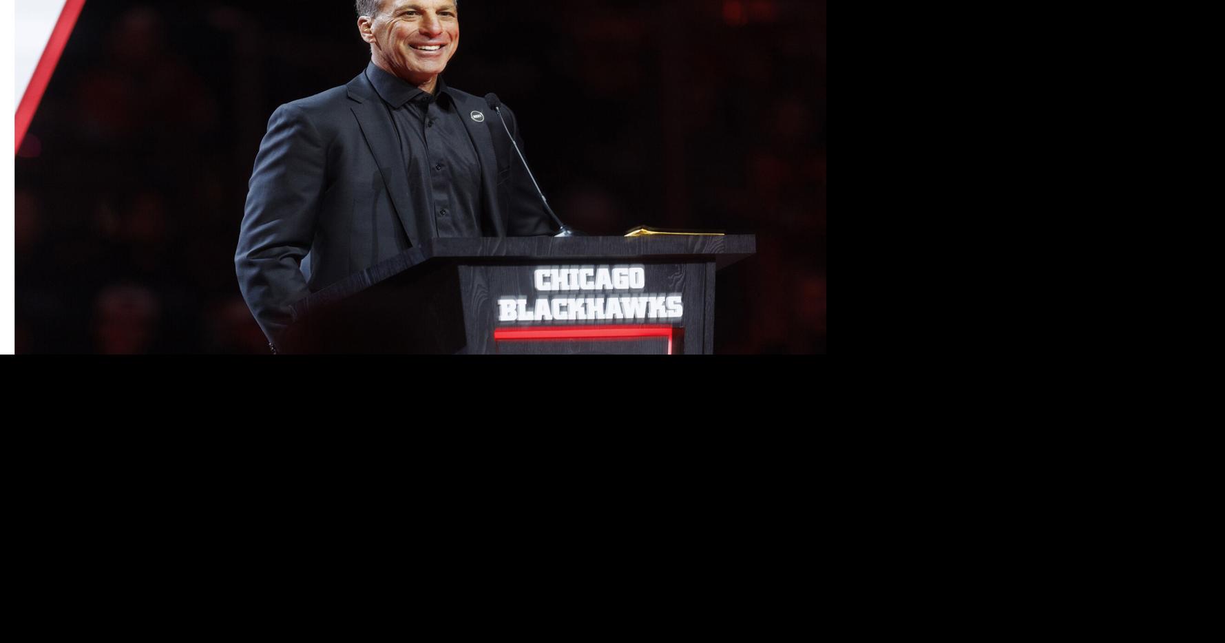 Chicago Blackhawks raise Chris Chelios’ No. 7 to the rafters: ‘I’m so ...