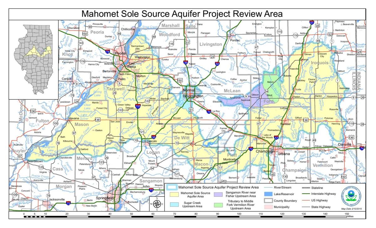 Mahomet Sole Source Aquifer Project Review Area