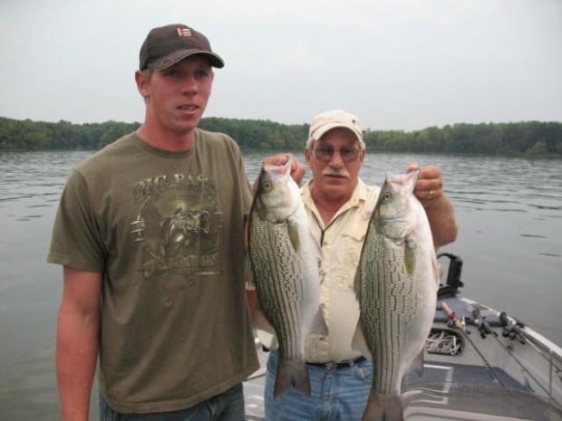 Hook, line & sinker: Striped bass a worthy competition at Lake Bloomington