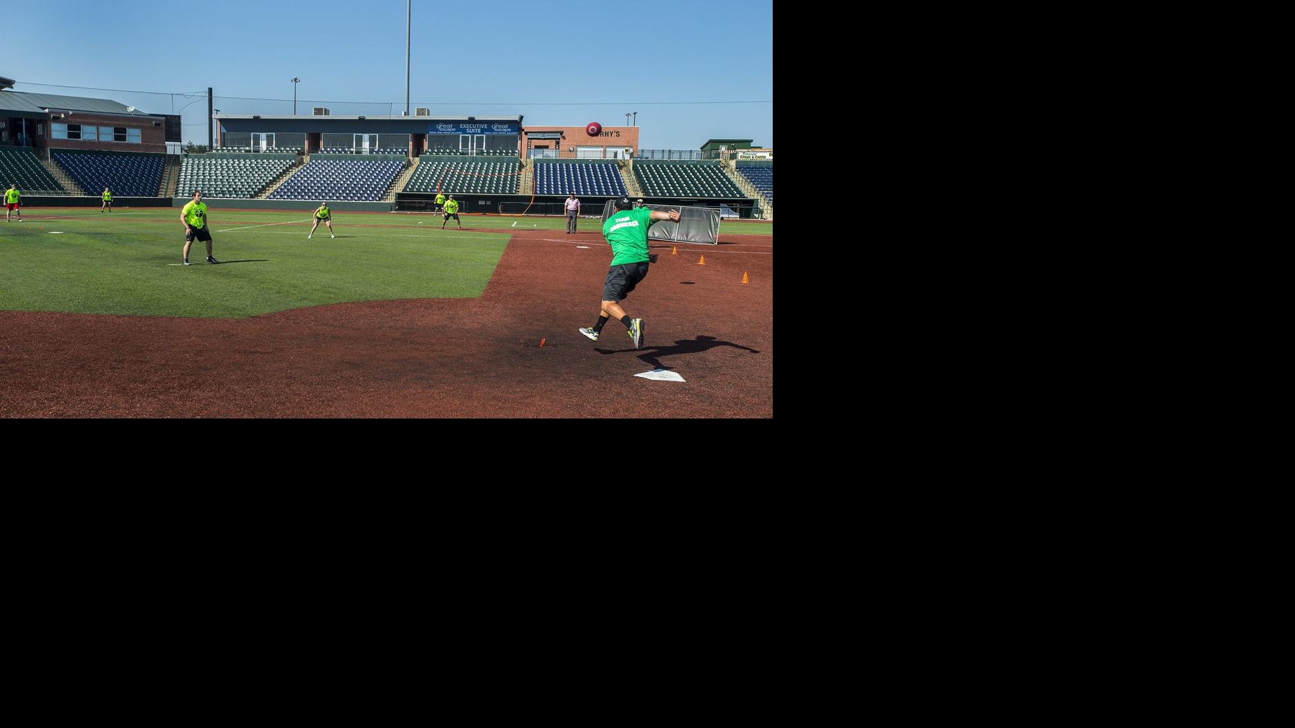 Photos Kickball takes over baseball field