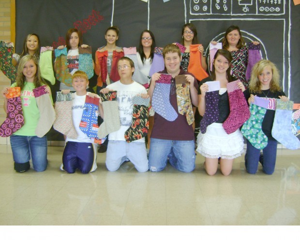 GCMS High School students help others