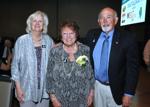 2024 Honoree Julie Dobski (center) with nominators Dee Frautschi and Al Bedell