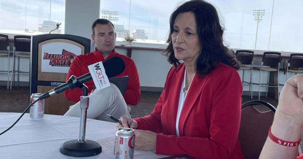 Jessica Riss Illinois State athletics department heads look back, ahead