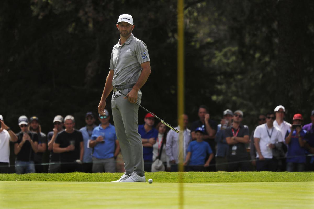 Golf Roundup Johnson Builds 2 Shot Lead In Mexico As Woods