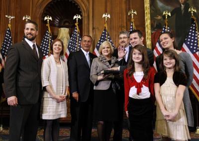 Family joins Kinzinger at 'humbling' swearing-in | National News | pantagraph.com