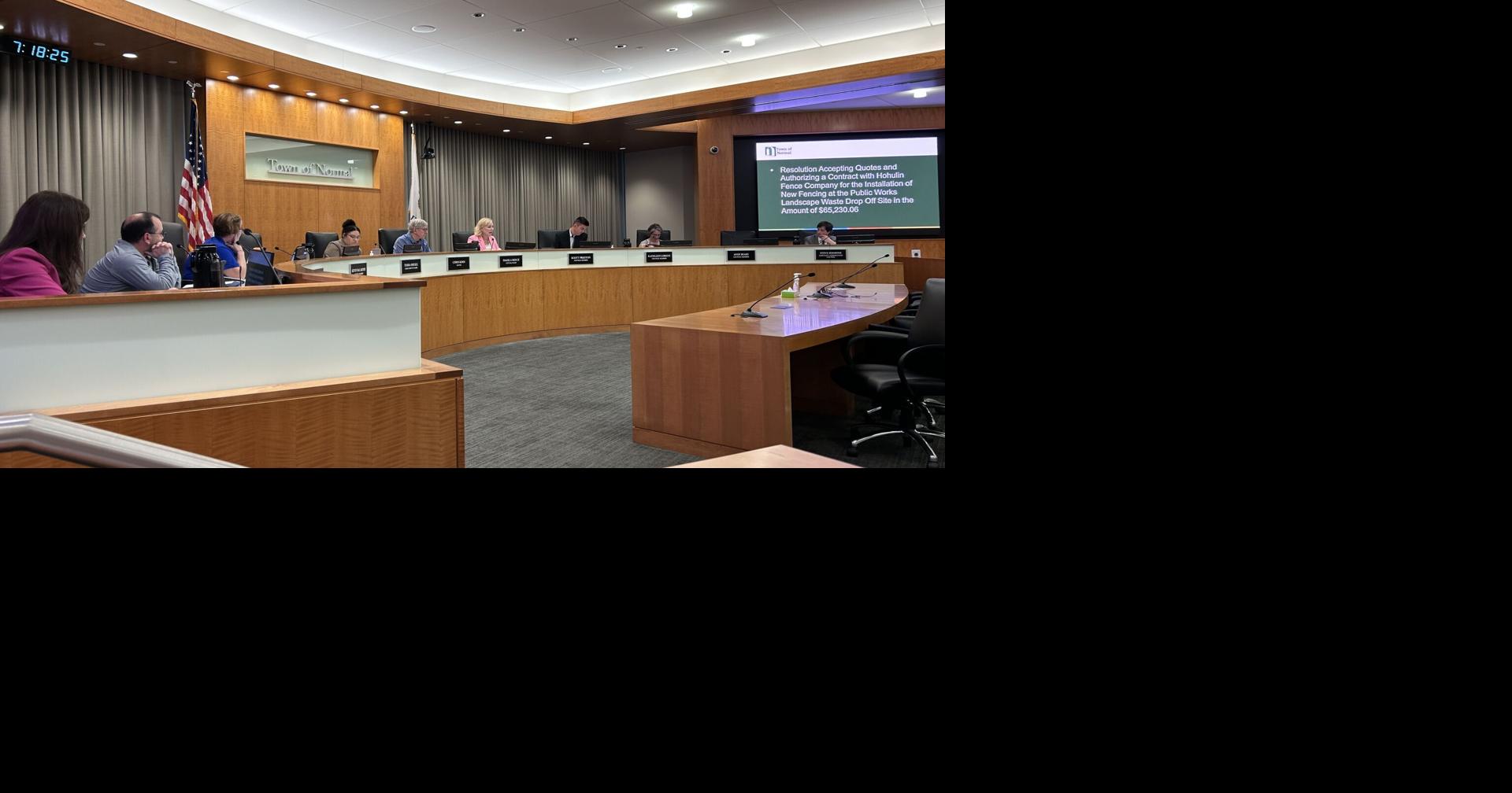 Normal approves fencing for landscape-waste site, plans to control access