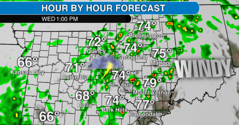 Watch now: Dry Tuesday, but rain likely for Wednesday with a small chance of severe storms | Weather