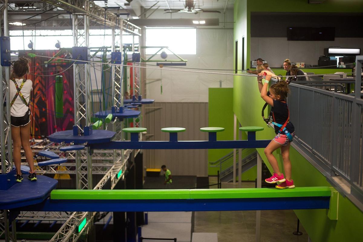 New Bloomington Gym Features High Ropes Challenges Ninja Obstacles Business Pantagraph Com