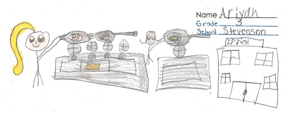 Ariyah, grade 3, Stevenson (food).png