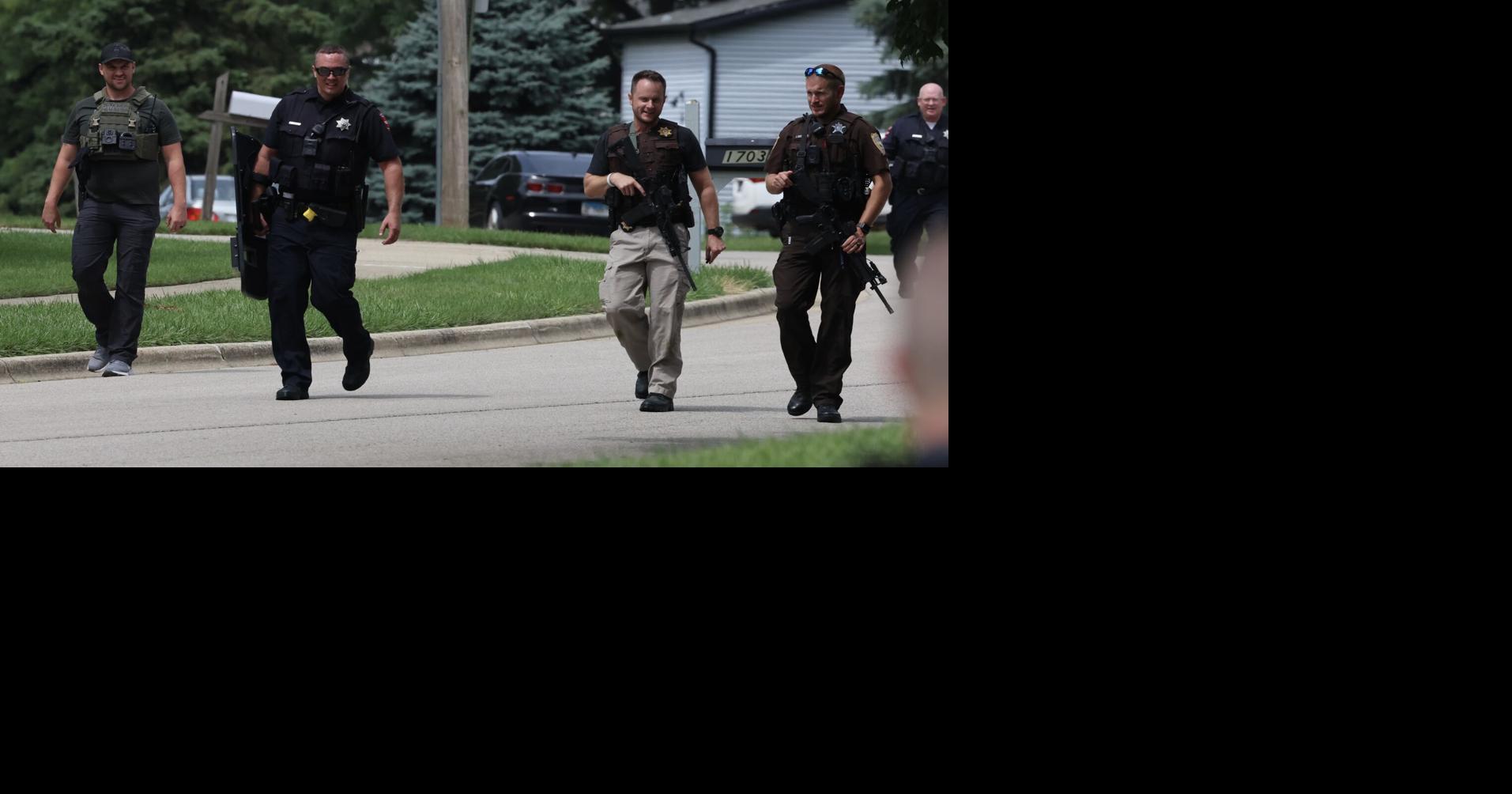 Normal police clear scene; no threat to public