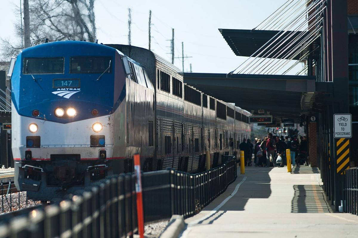 Amtrak promotes new route in Chicago to with Kansas Normal City from event