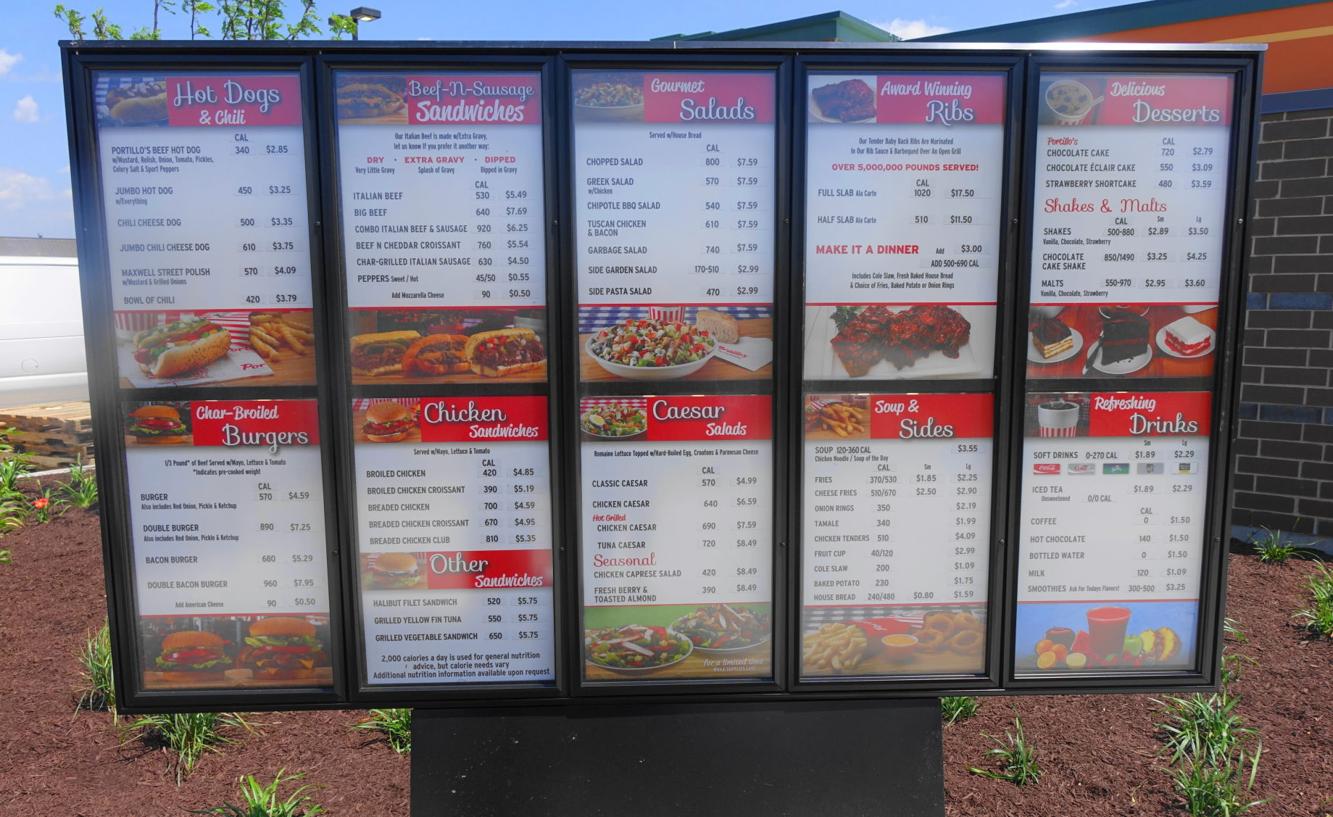 Drivethru menu