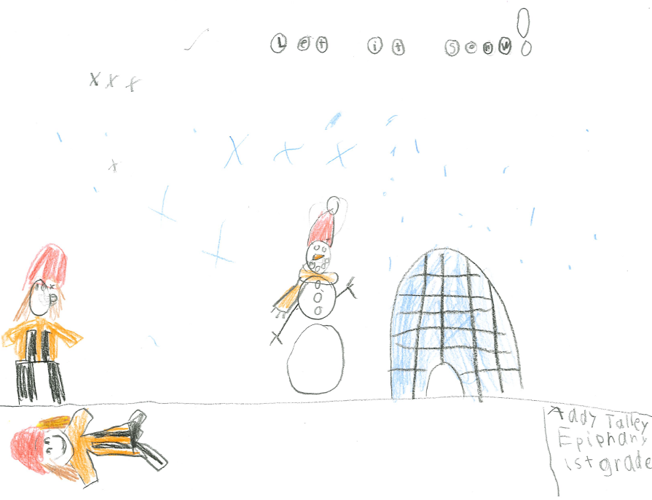 Addy Talley, grade 1, Epiphany