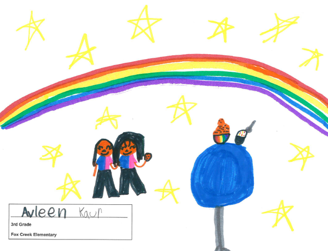 Avleen Kaur, grade 3, Fox Creek, (food).png