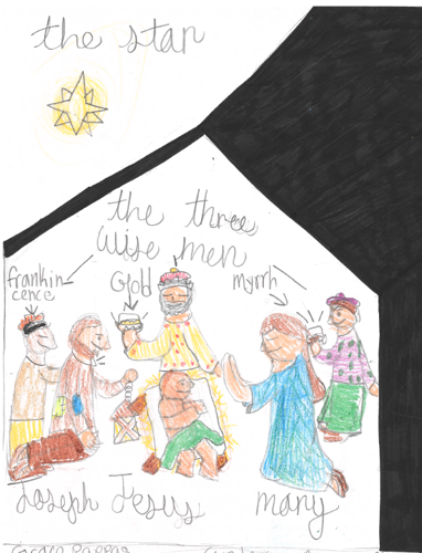 Grace Pappas, grade 5, Benjamin