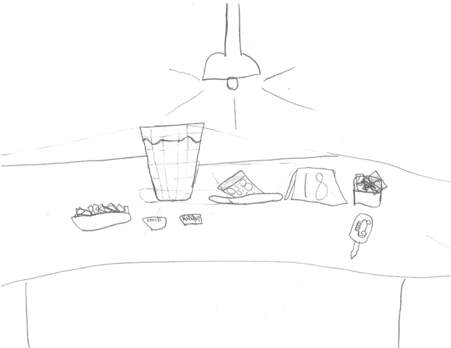 Brissa Arreola, grade 2, Stevenson (food).png