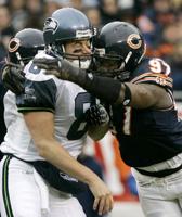 THOMAS JONES 2006 PLAYOFF GAME 8X10 ACTION PHOTO Chicago Bears